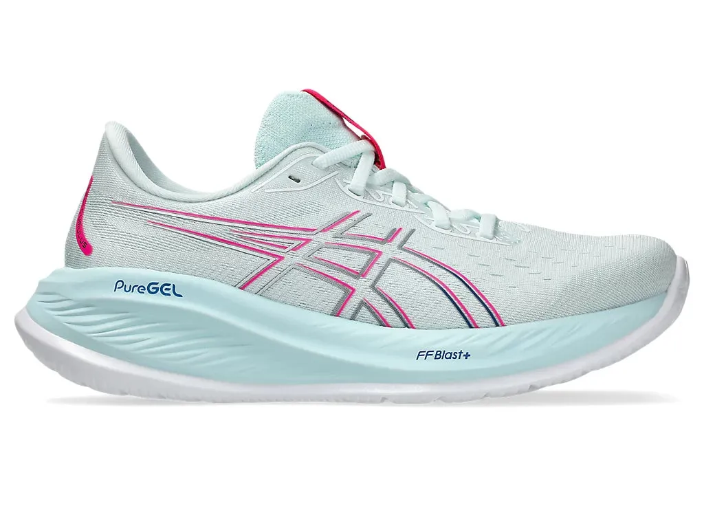 Asics Women's GEL-CUMULUS 26 Standard (B) Running Shoes in Soothing Sea/Blue Expanse
