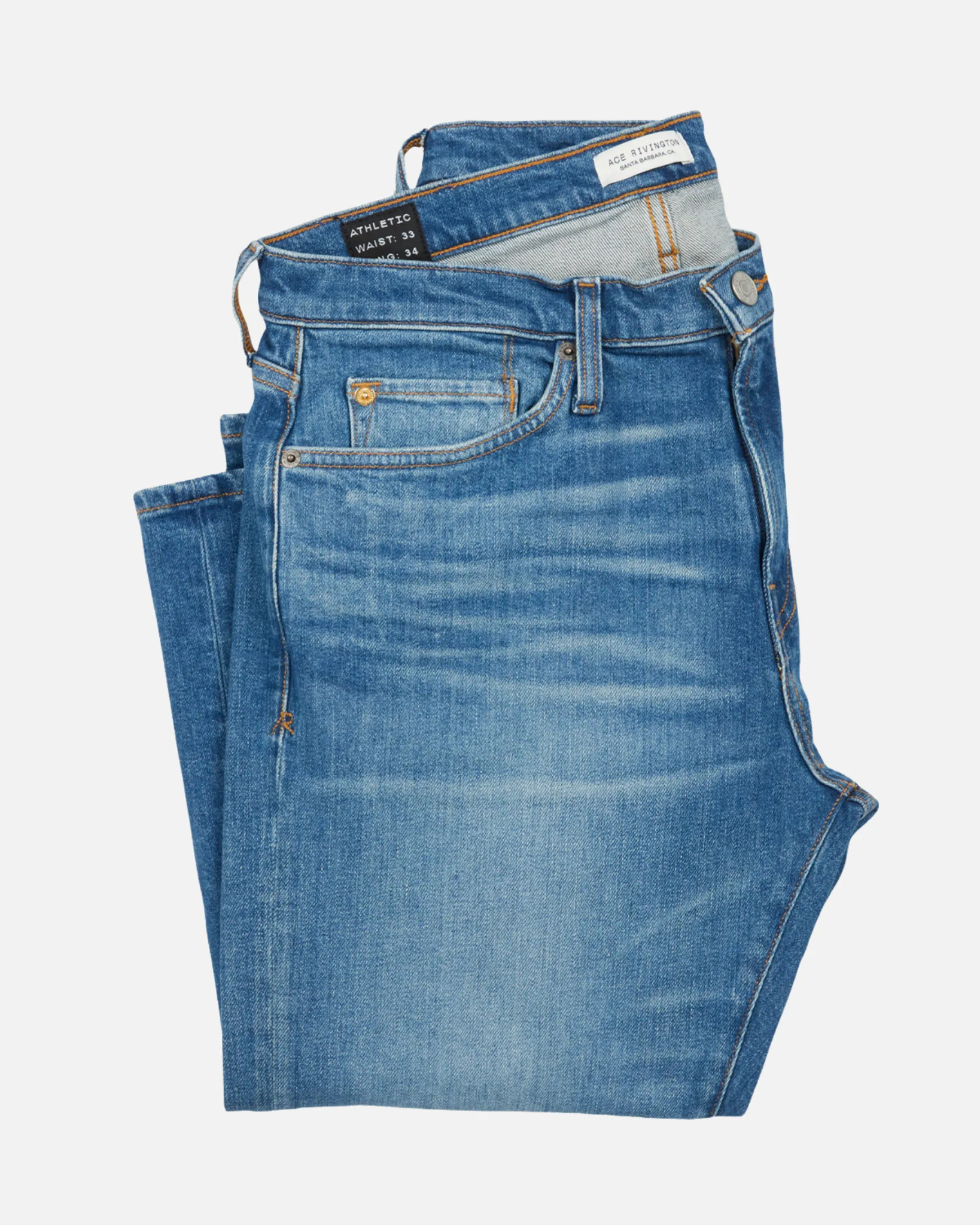 Athletic Taper Denim Jeans - Medium Vintage