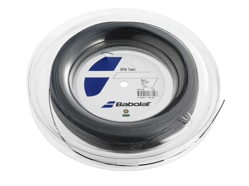 Babolat RPM Team 17 Tennis String Reel in Black