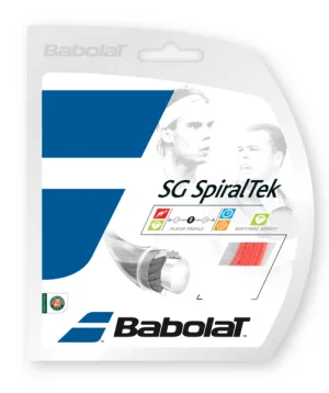 Babolat Spiraltek 16/1.30 Tennis String (Red)