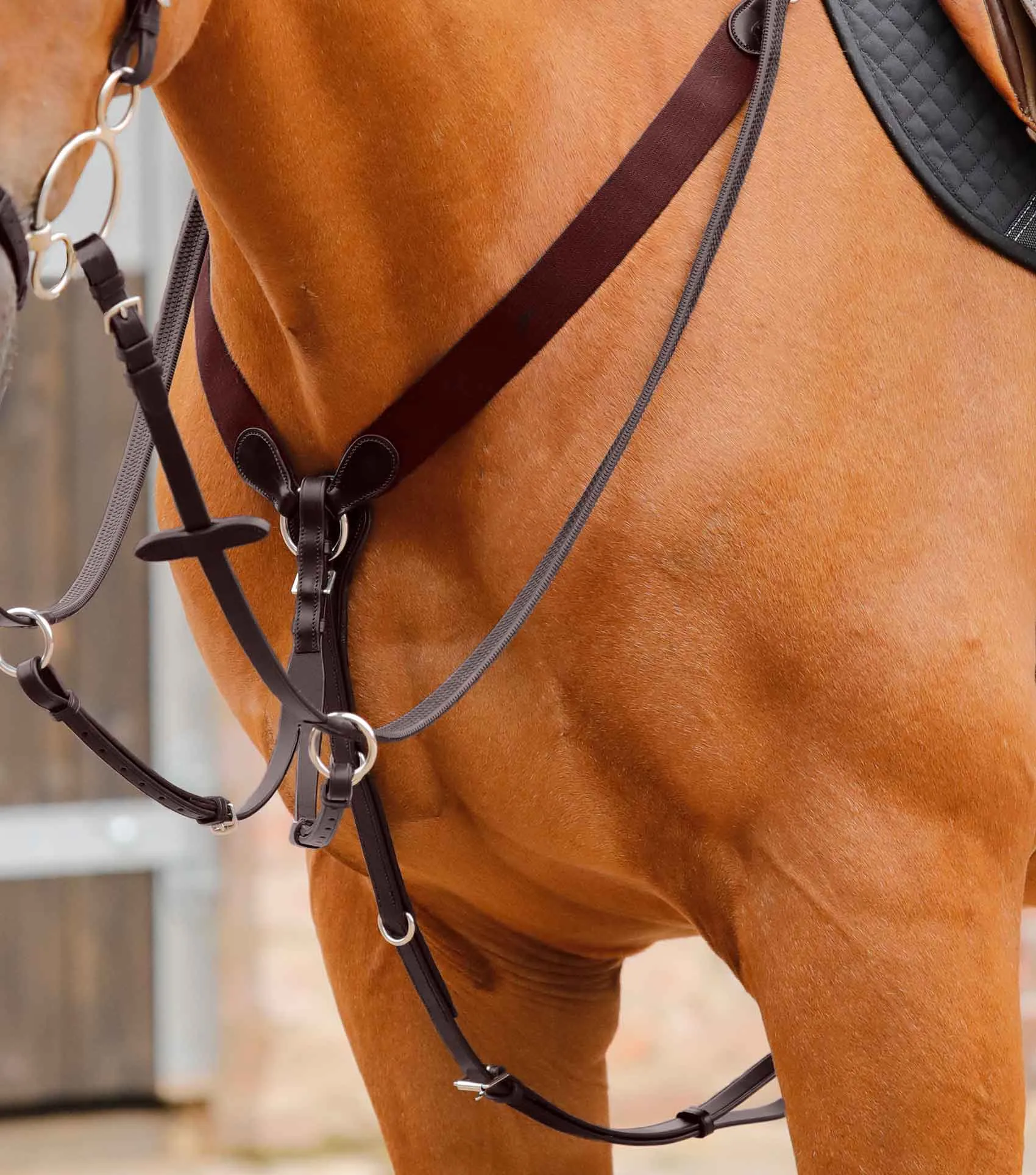 Baressa Elastic Jumping Breastplate Brown