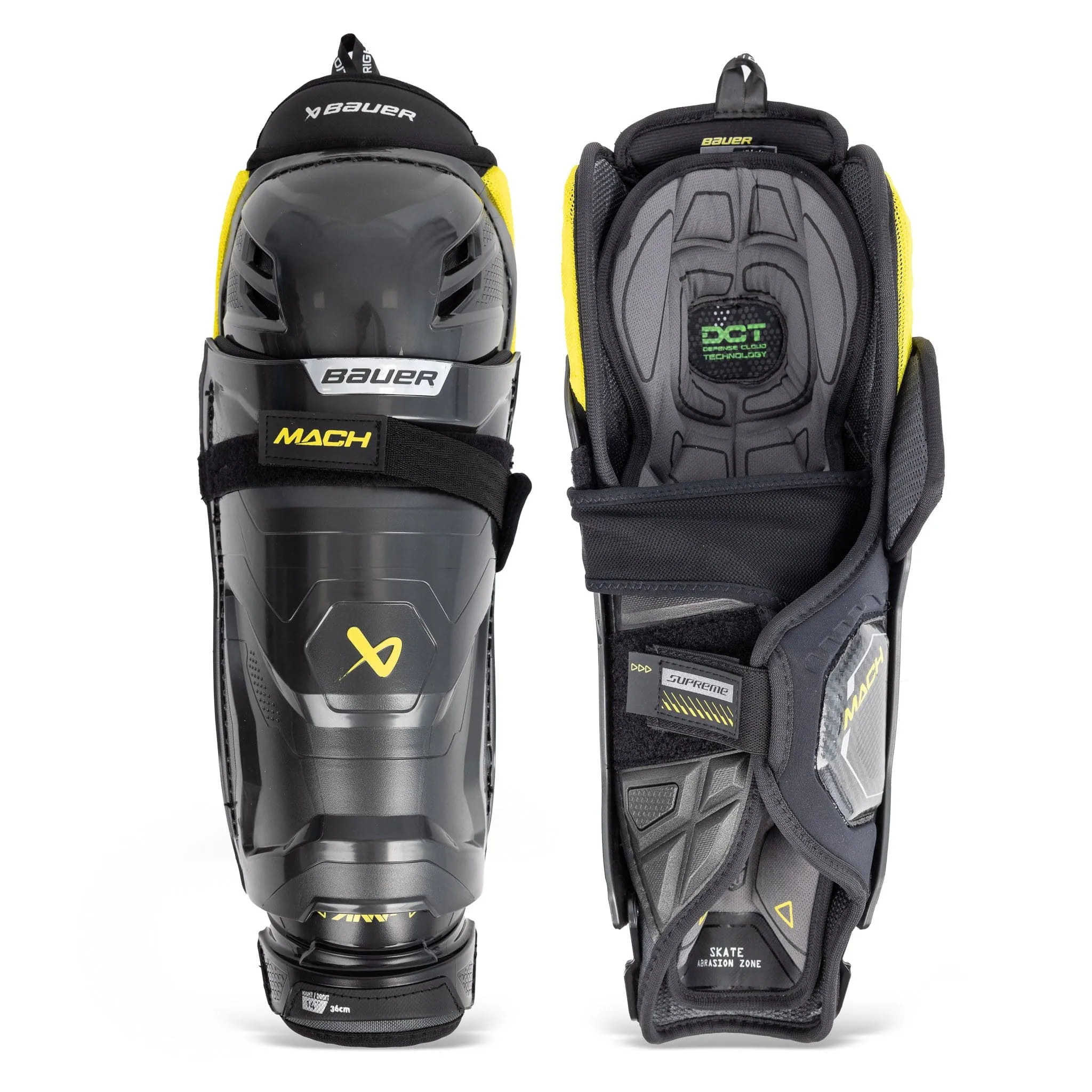 Bauer Supreme Mach Intermediate Hockey Shin Guards