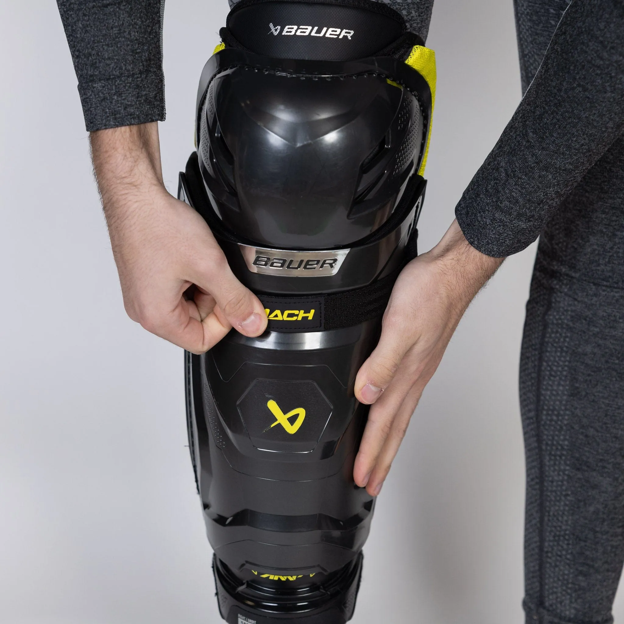 Bauer Supreme Mach Senior Hockey Shin Guards