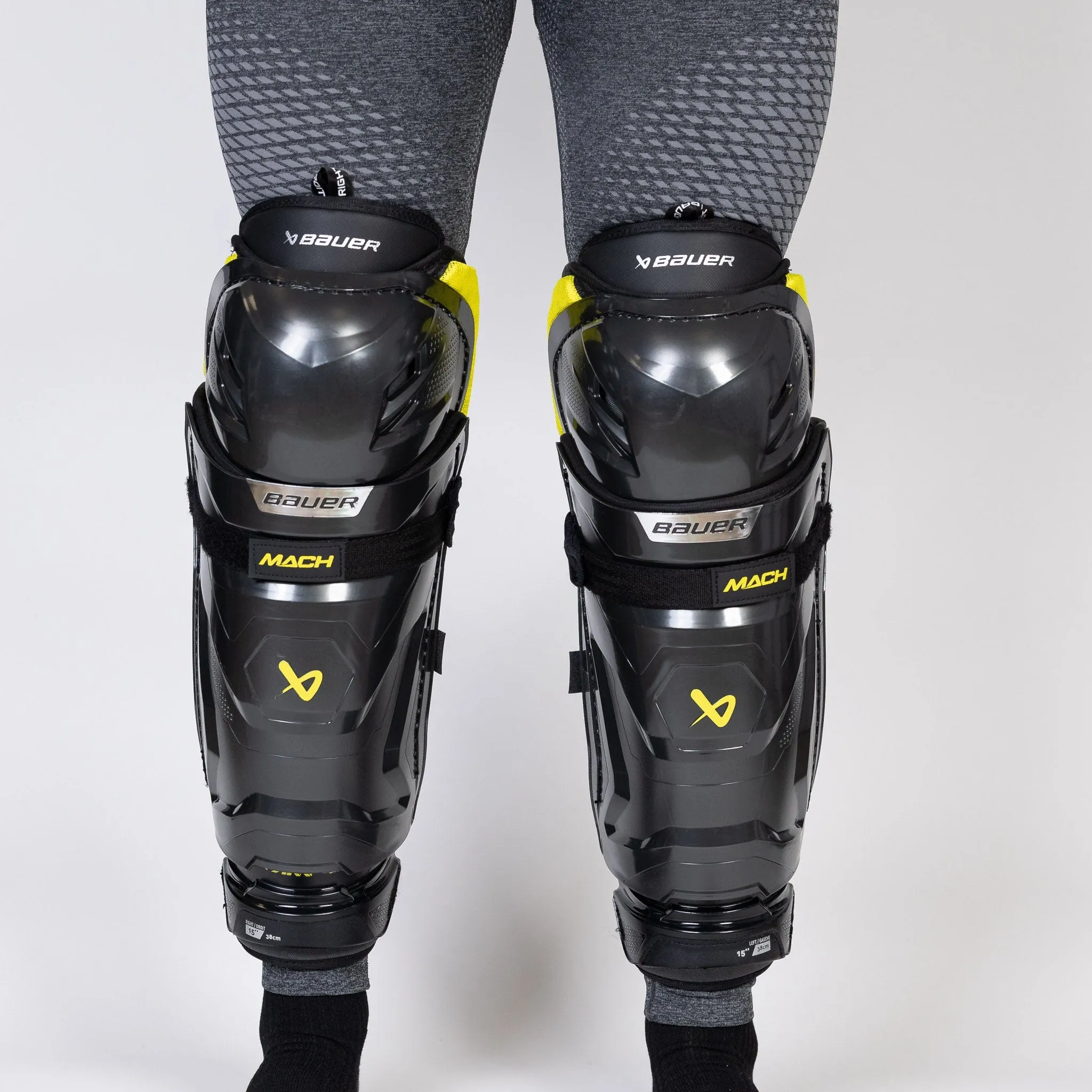 Bauer Supreme Mach Senior Hockey Shin Guards