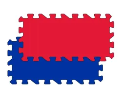 Bauer Synthetic Ice Tiles - 5 Pack Blue