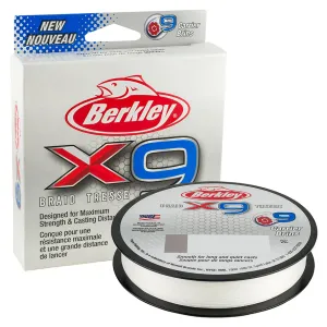 Berkley X9 Braided Fishing Line Crystal 150m