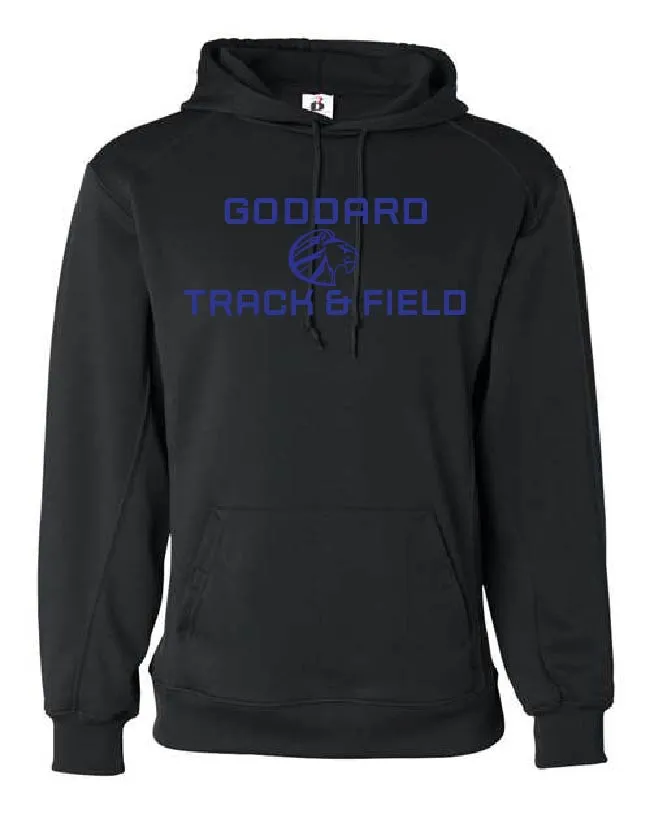 Black Track and Field Hoodie