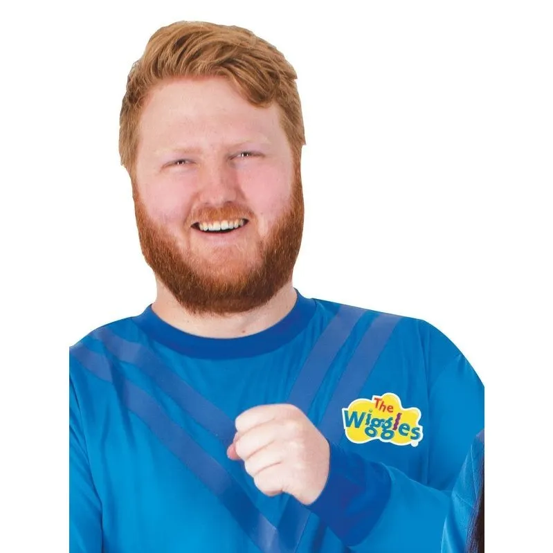 Blue Wiggle Costume Top, Adult