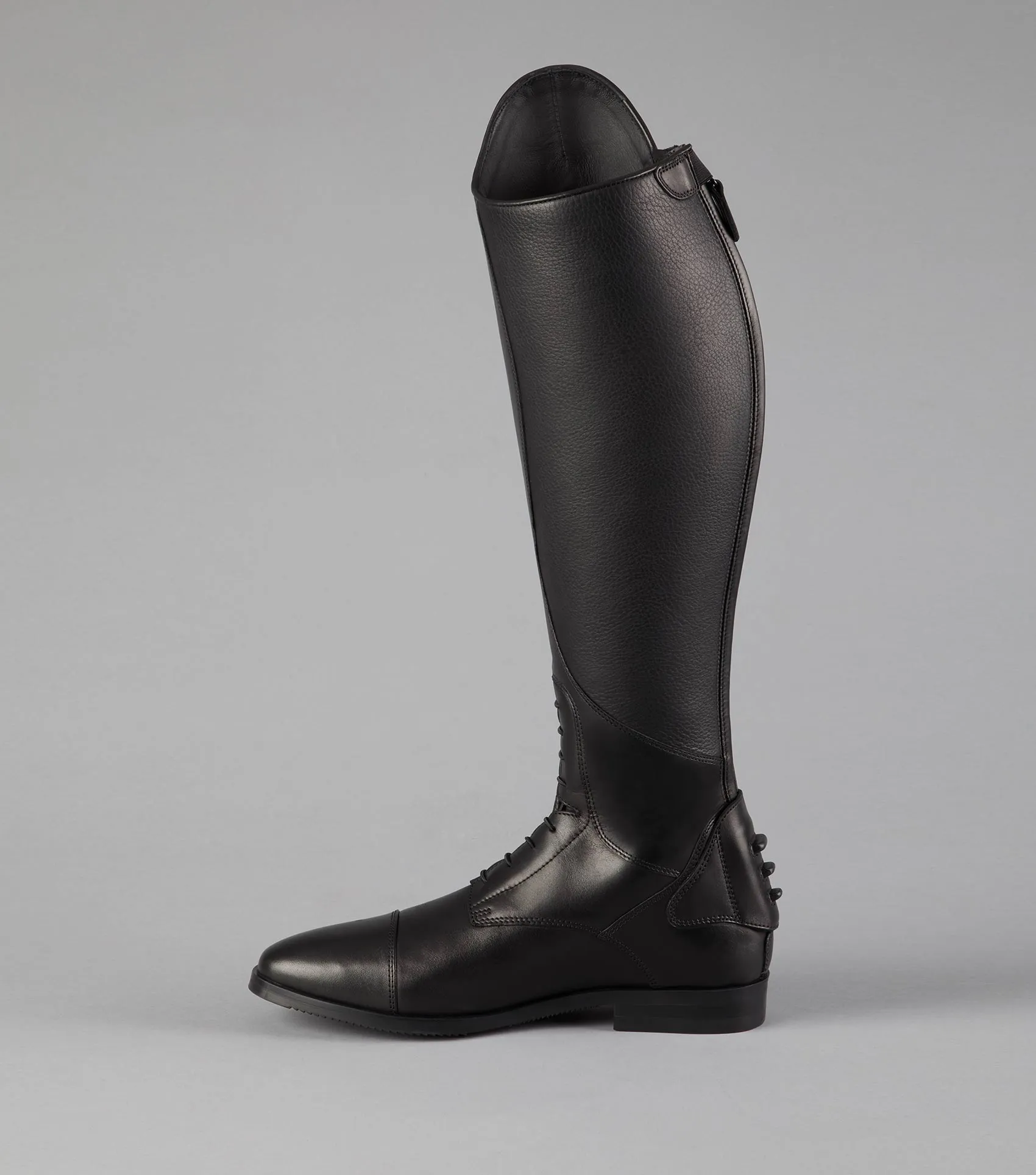Botero Mens Tall Leather Field Boot Black (Regular Calf)