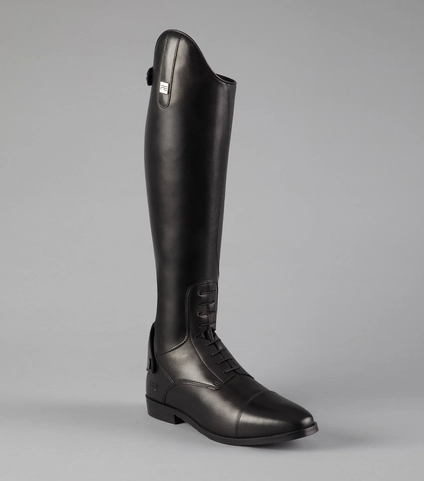 Botero Mens Tall Leather Field Boot Black (Regular Calf)