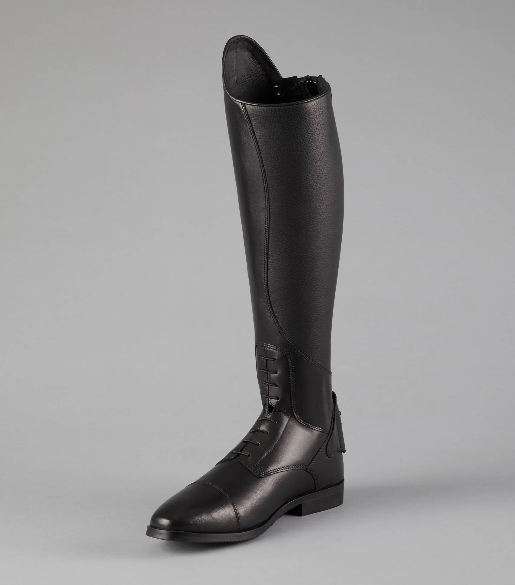 Botero Mens Tall Leather Field Boot Black (Regular Calf)