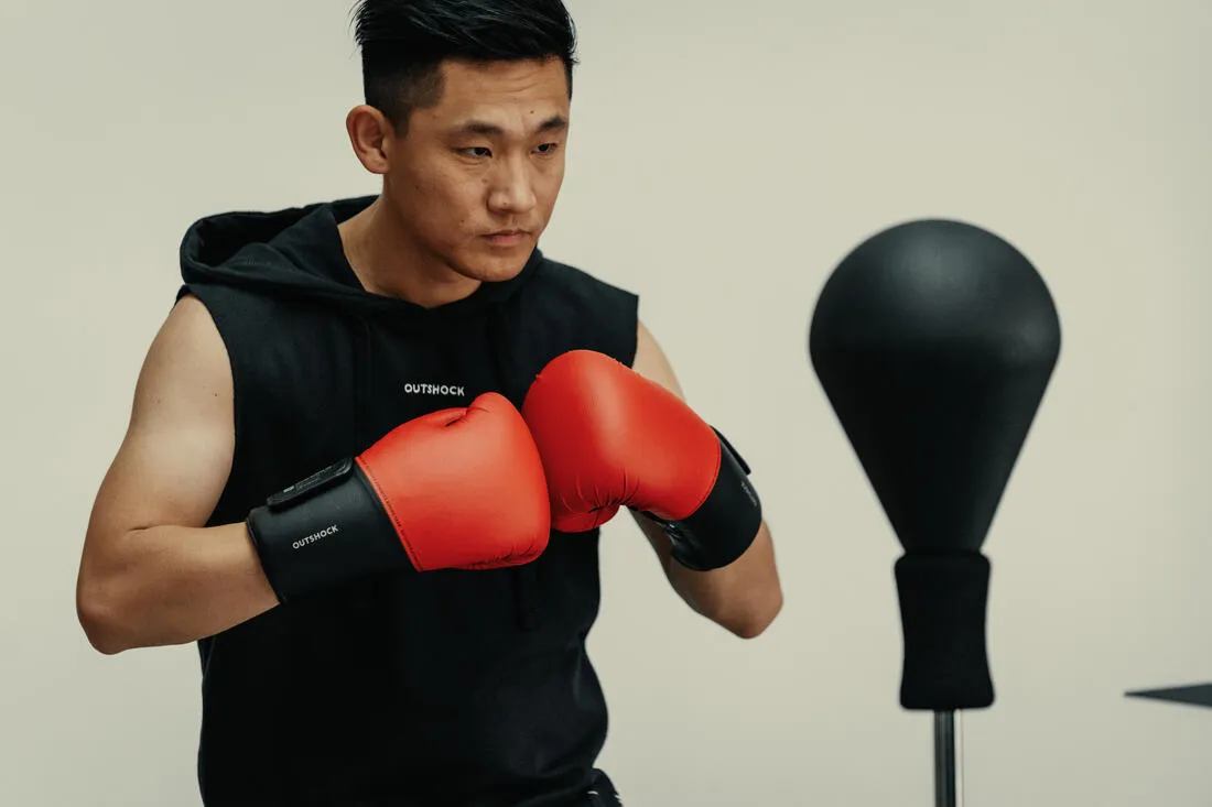 Boxing Hooded Tank Top - Black