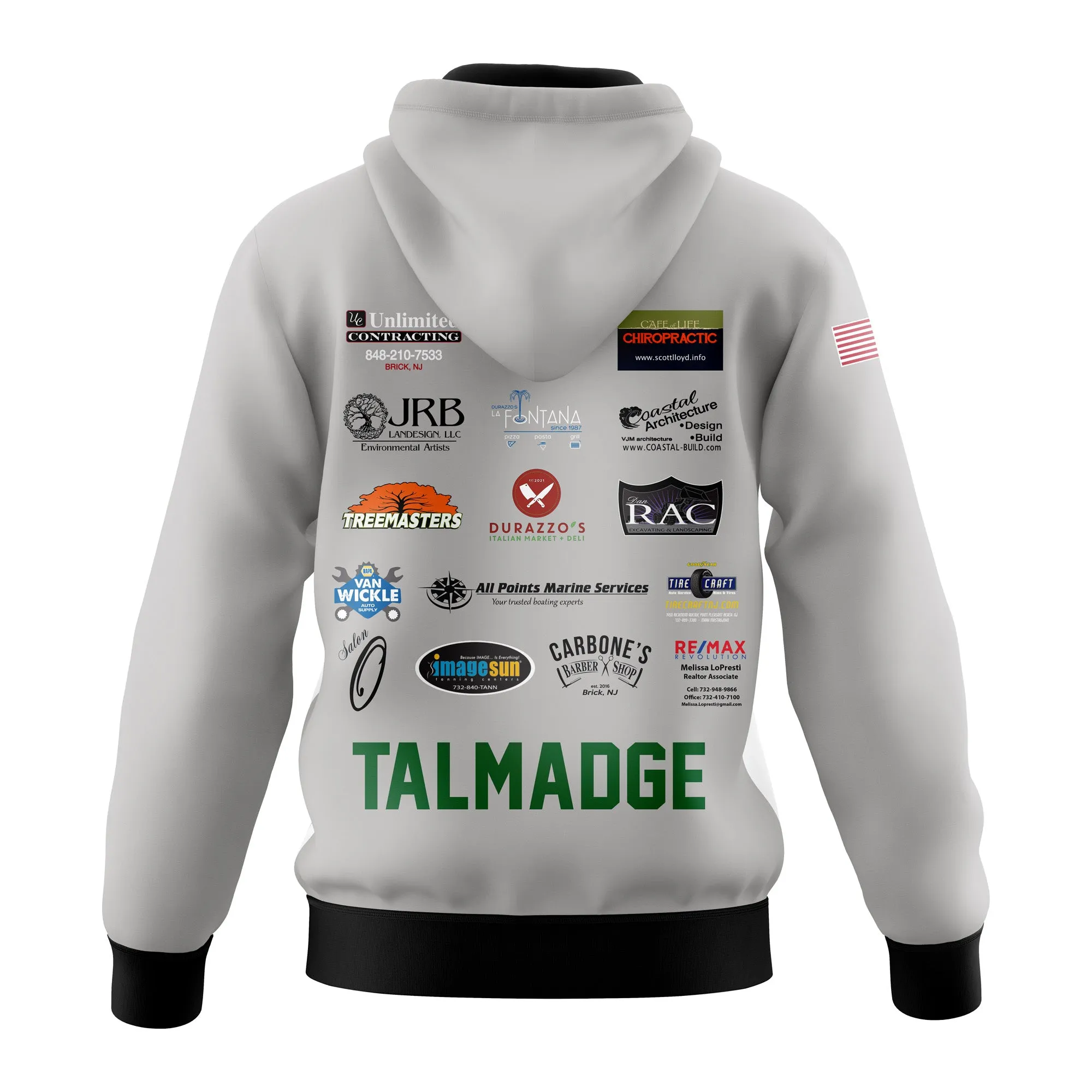 BRICK WRESTLING CLUB Sublimated Kangaroo Hoodie