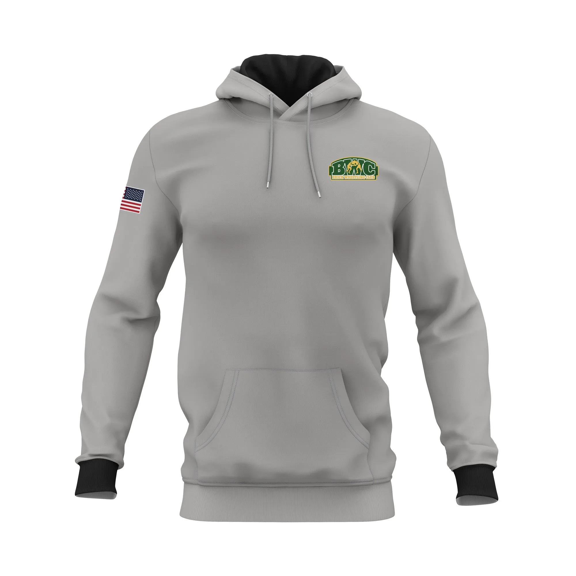 BRICK WRESTLING CLUB Sublimated Kangaroo Hoodie