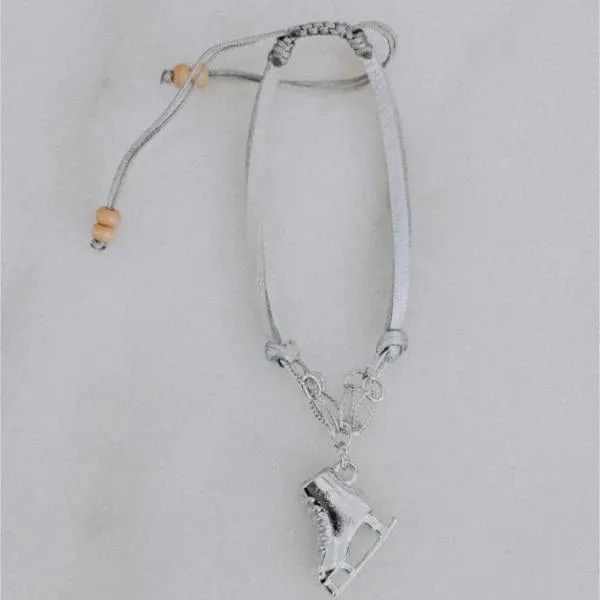 Brilliance & Melrose Fun Figure Skating Bracelet - Silver