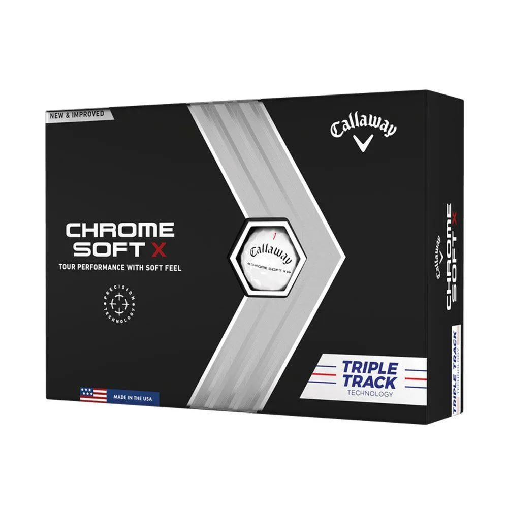 Callaway Chrome Soft X Triple Track Golf Balls