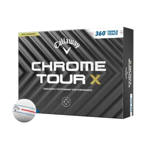 Callaway Chrome Tour X 360 Triple Track Golf Balls