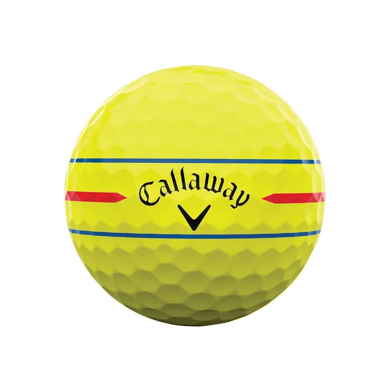 Callaway Chrome Tour X 360 Triple Track Yellow Golf Balls