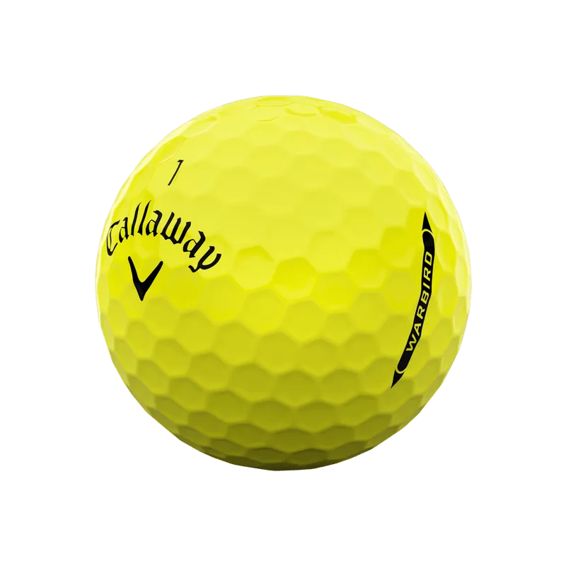 Callaway Warbird Distance  Yellow Golf Balls