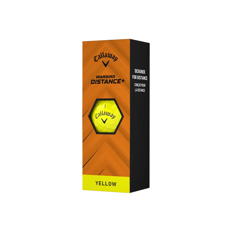 Callaway Warbird Distance  Yellow Golf Balls