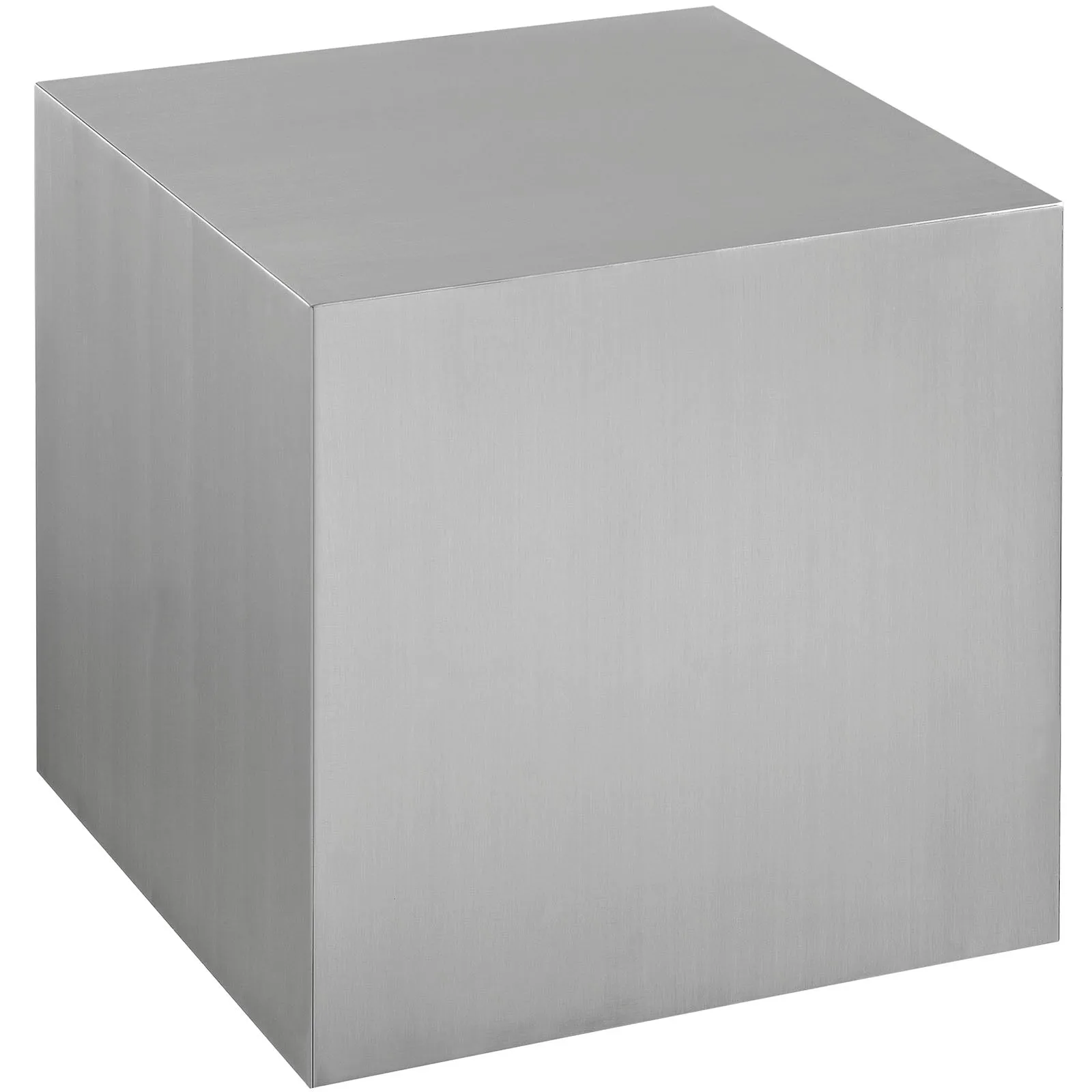 CAST STAINLESS STEEL SIDE TABLE