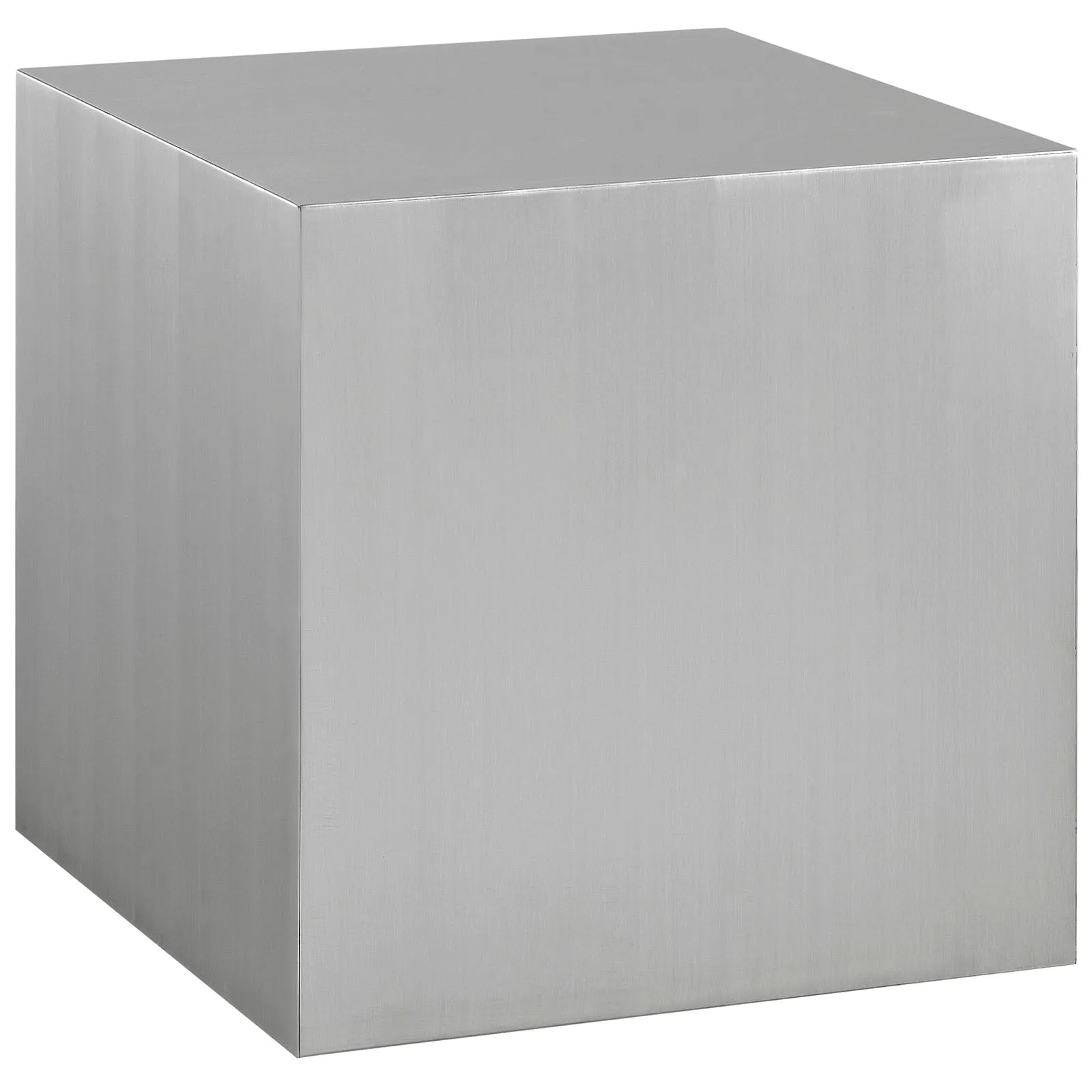 CAST STAINLESS STEEL SIDE TABLE