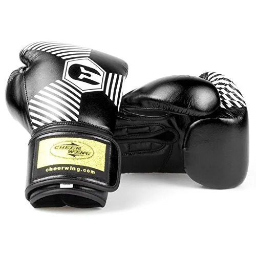 Cheerwing Pro Boxing Gloves for Sparring Kickboxing Muay Thai Fighting Punching Bag & Combat Training
