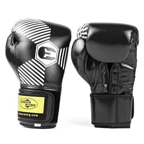 Cheerwing Pro Boxing Gloves for Sparring Kickboxing Muay Thai Fighting Punching Bag & Combat Training