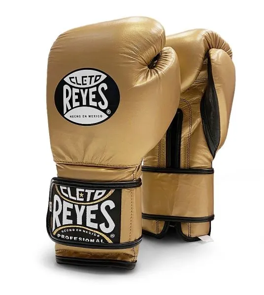 CLETO REYES SPARRING VELCRO-GOLD/BLACK