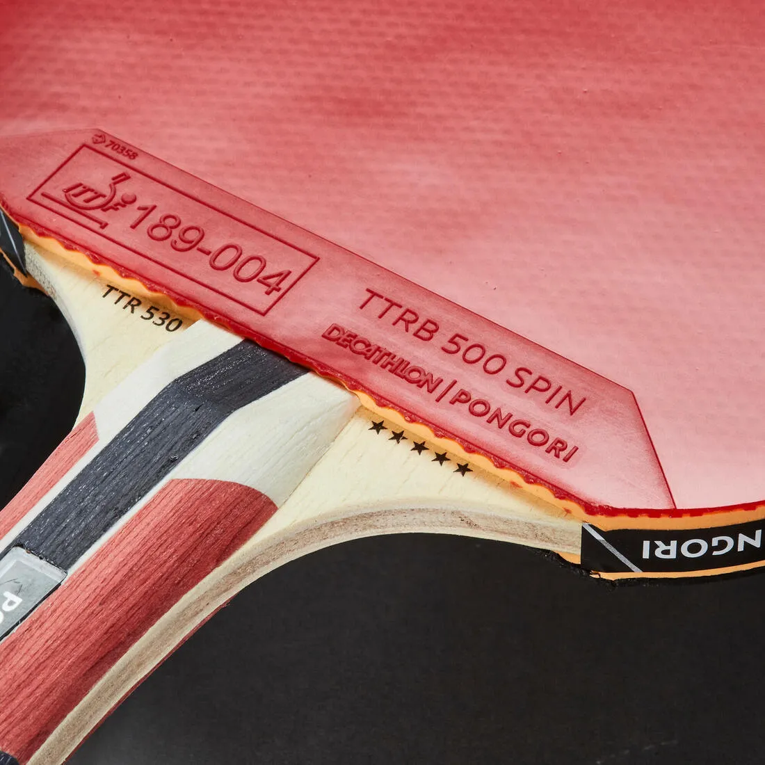 Club Table Tennis Bat TTR 530 5* Spin