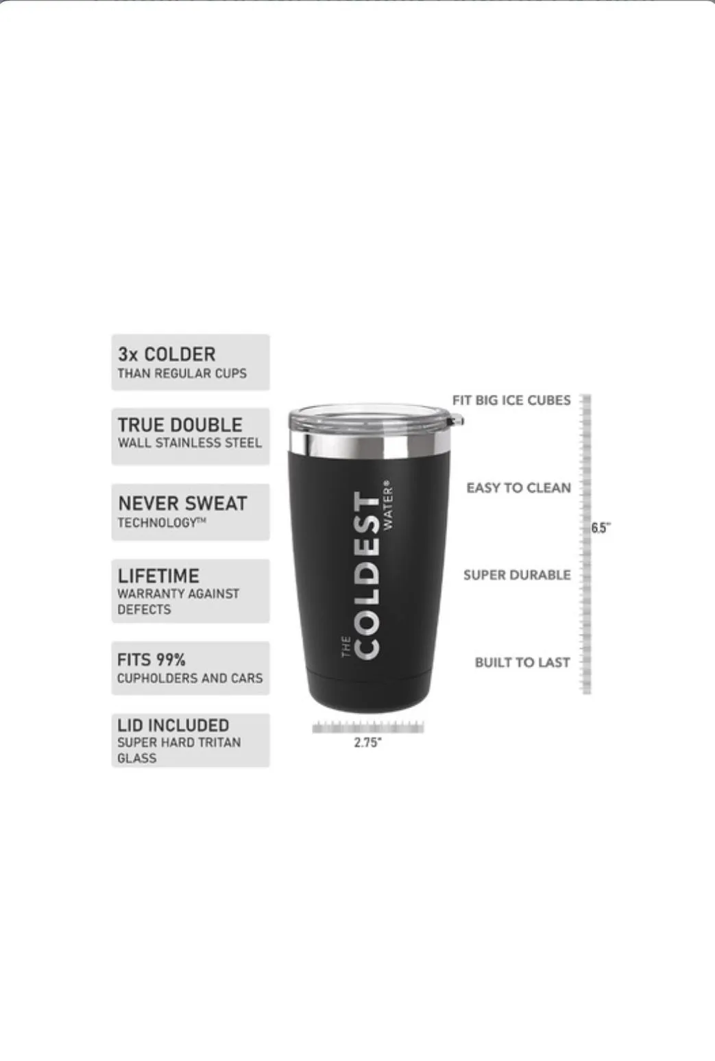 Coldest 590 ml Tumbler | Oceanic Green (20 OZ)