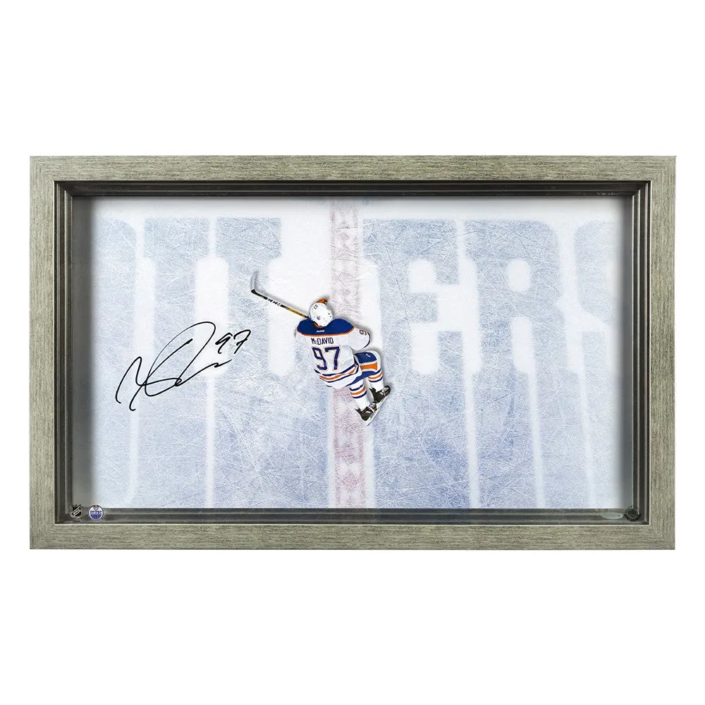 Connor McDavid Autographed "Great from Above" Acrylic Display
