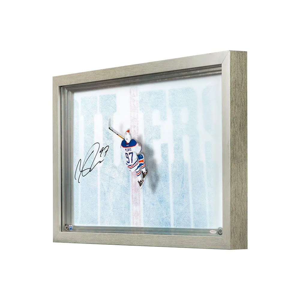 Connor McDavid Autographed "Great from Above" Acrylic Display