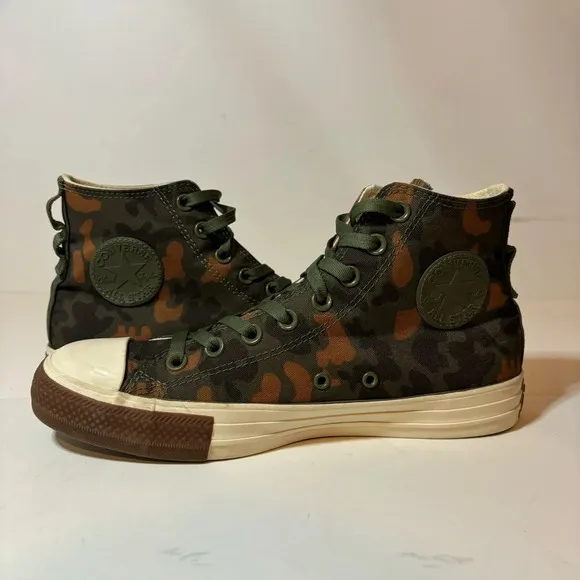 Converse Chuck Taylor Field Surplus Camo Mens Shoes Cordura Fabric 161429c Sz 8