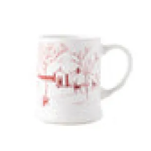 Country Estate Winter Frolic Mug - Ruby