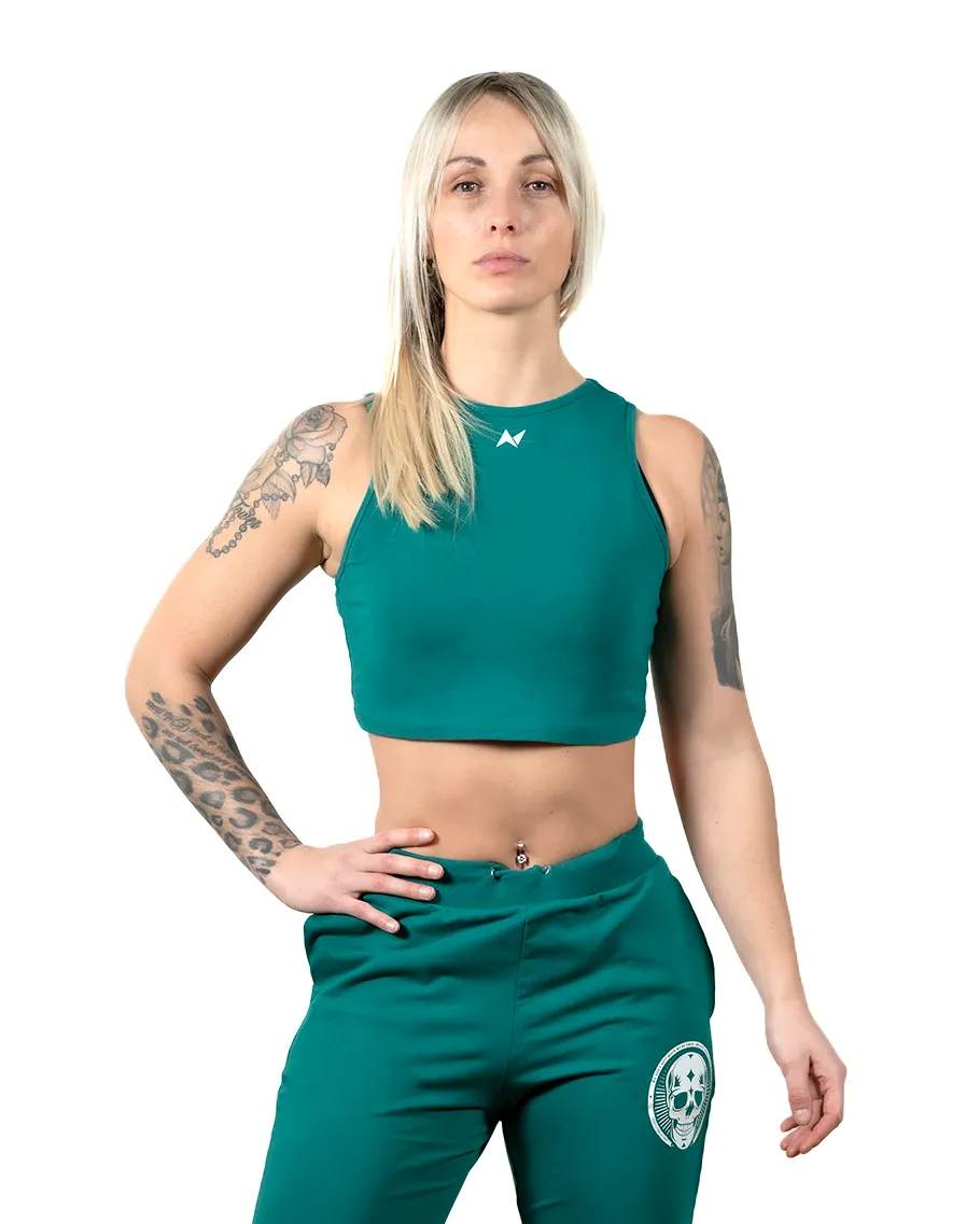 Crop Tank - NS Clean Skull