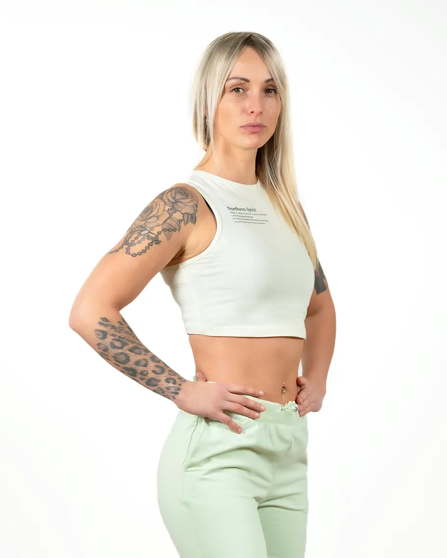 Crop Tank - NS Clean Skull