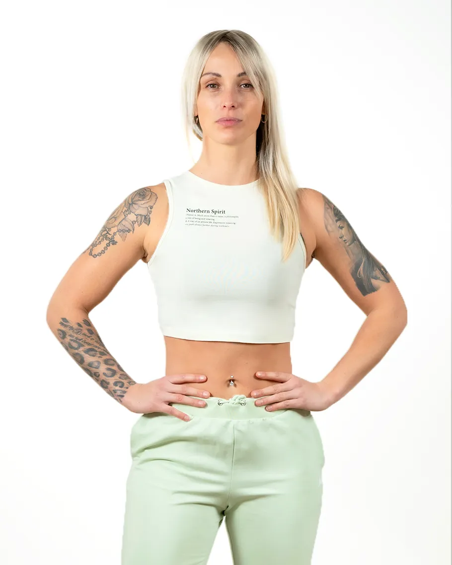 Crop Tank - NS Clean Skull