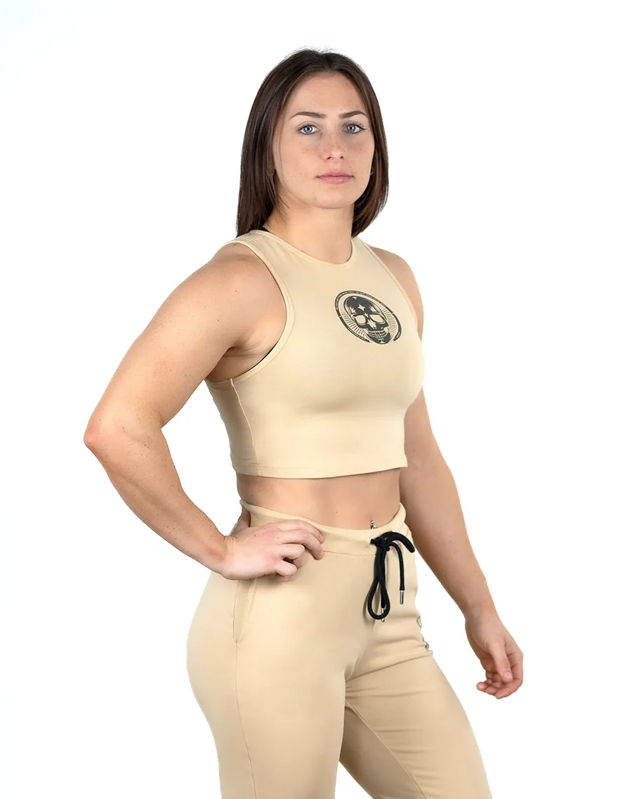 Crop Tank - NS Clean Skull