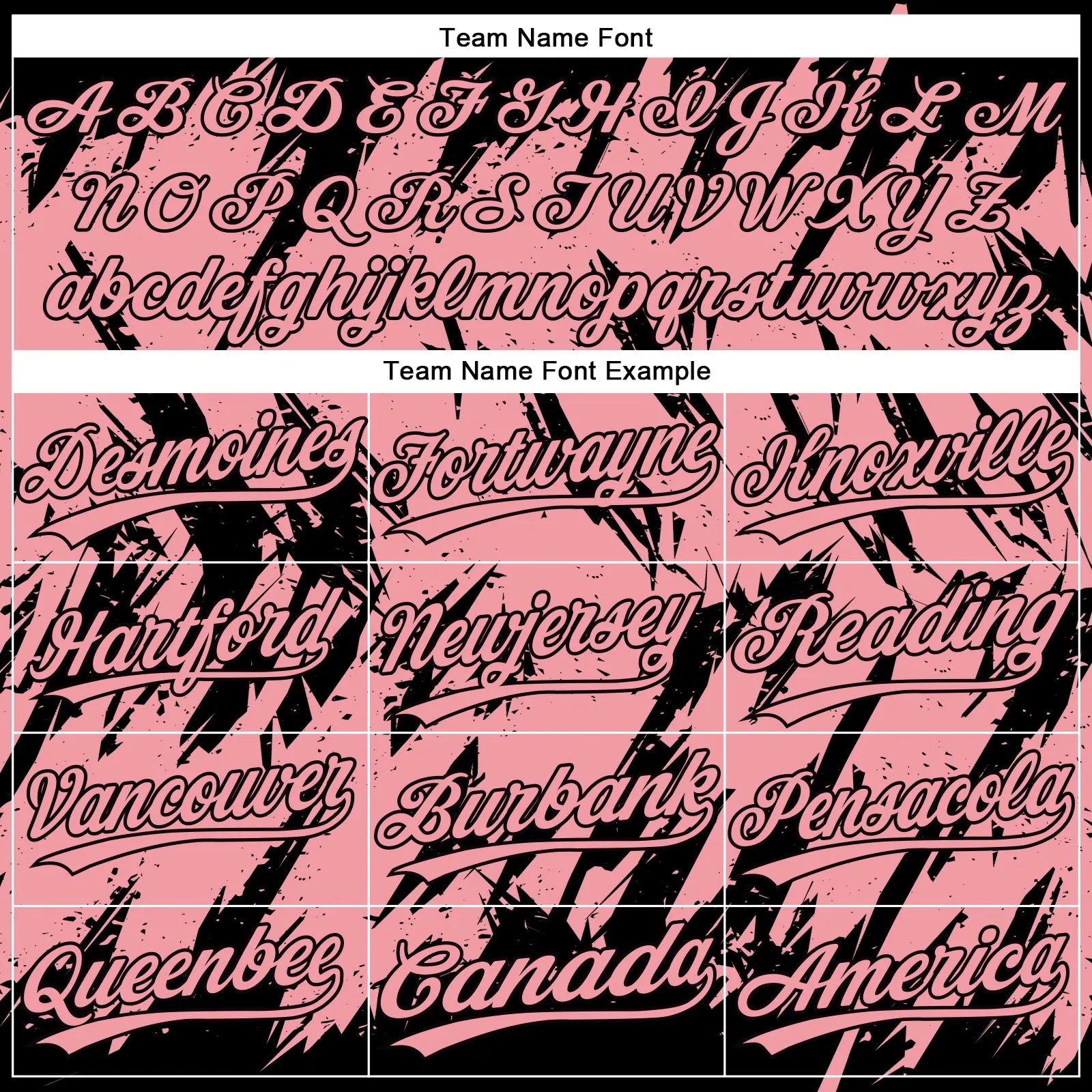 Custom Black Medium Pink 3D Pattern Abstract Sharp Shape Two-Button Unisex Softball Jersey