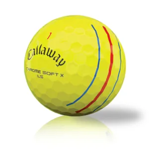 Custom Callaway Chrome Soft X LS Triple Track Yellow