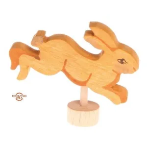 Deco Handpainted Rabbit Jumping, Small