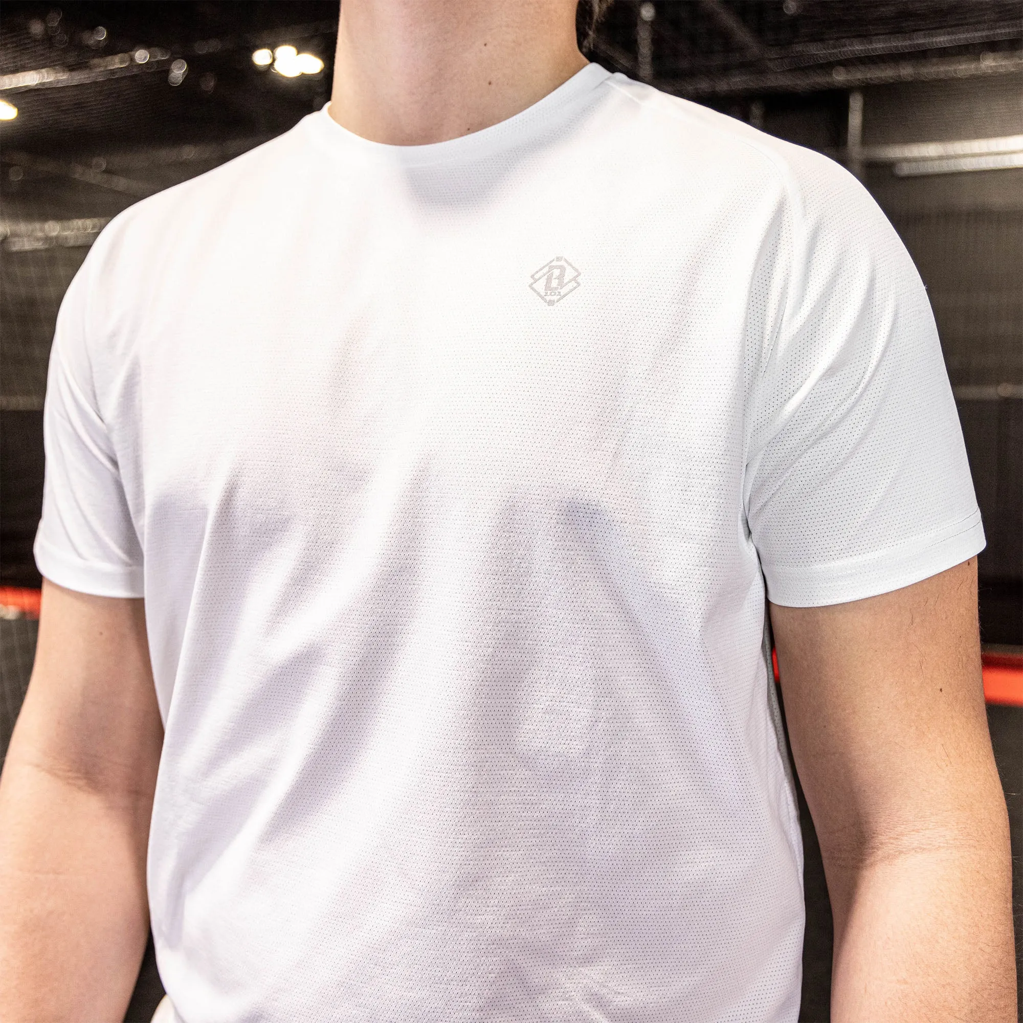 Diamond Tech Tee - White