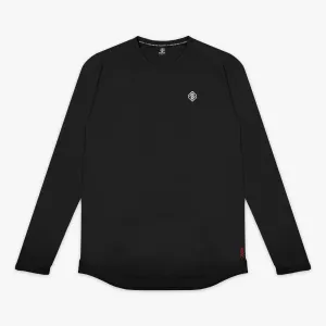 Diamond Tech Youth Long Sleeve - Black/White