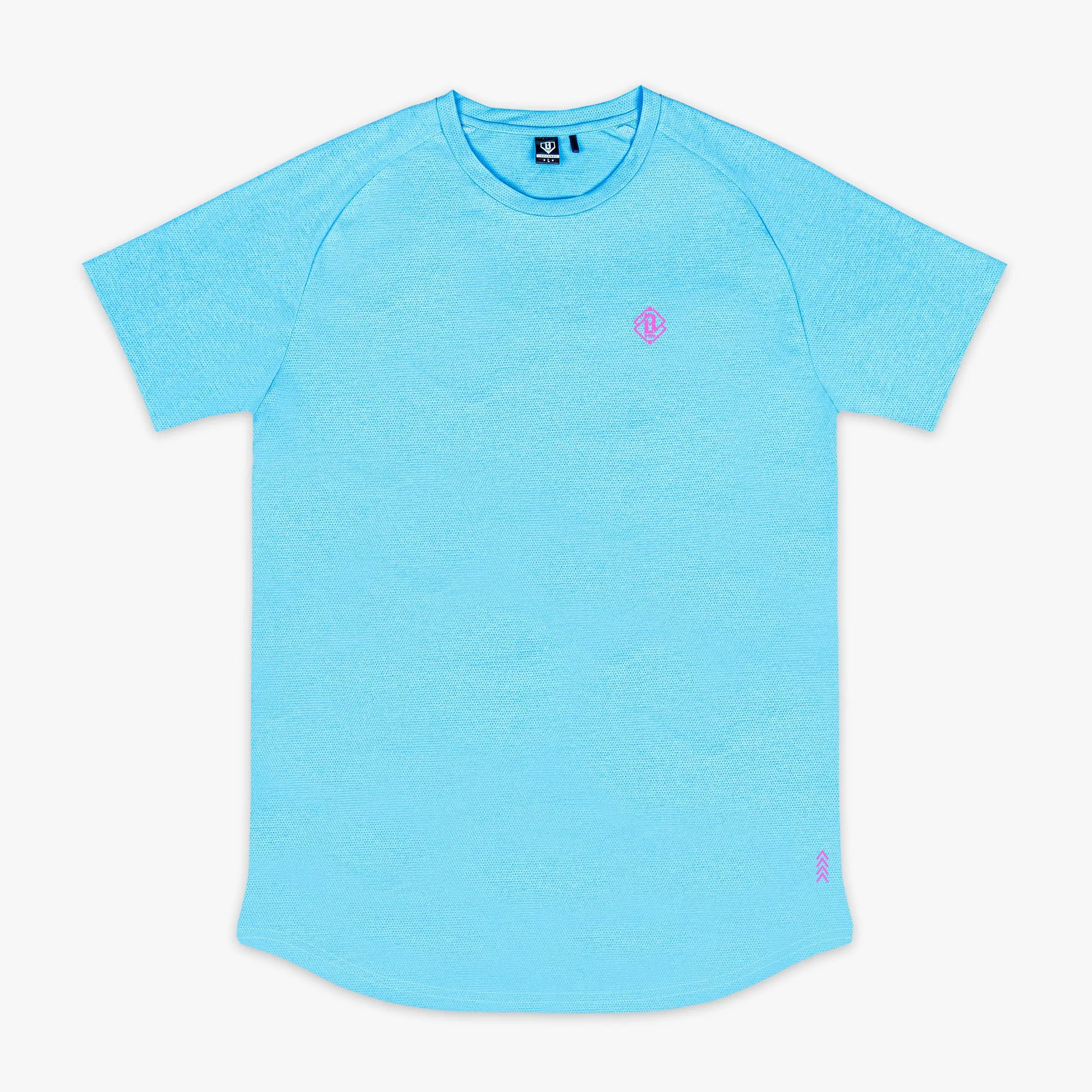 Diamond Tech Youth Tee - Cotton Candy Blue