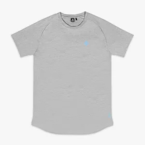 Diamond Tech Youth Tee - Gray/Light Blue
