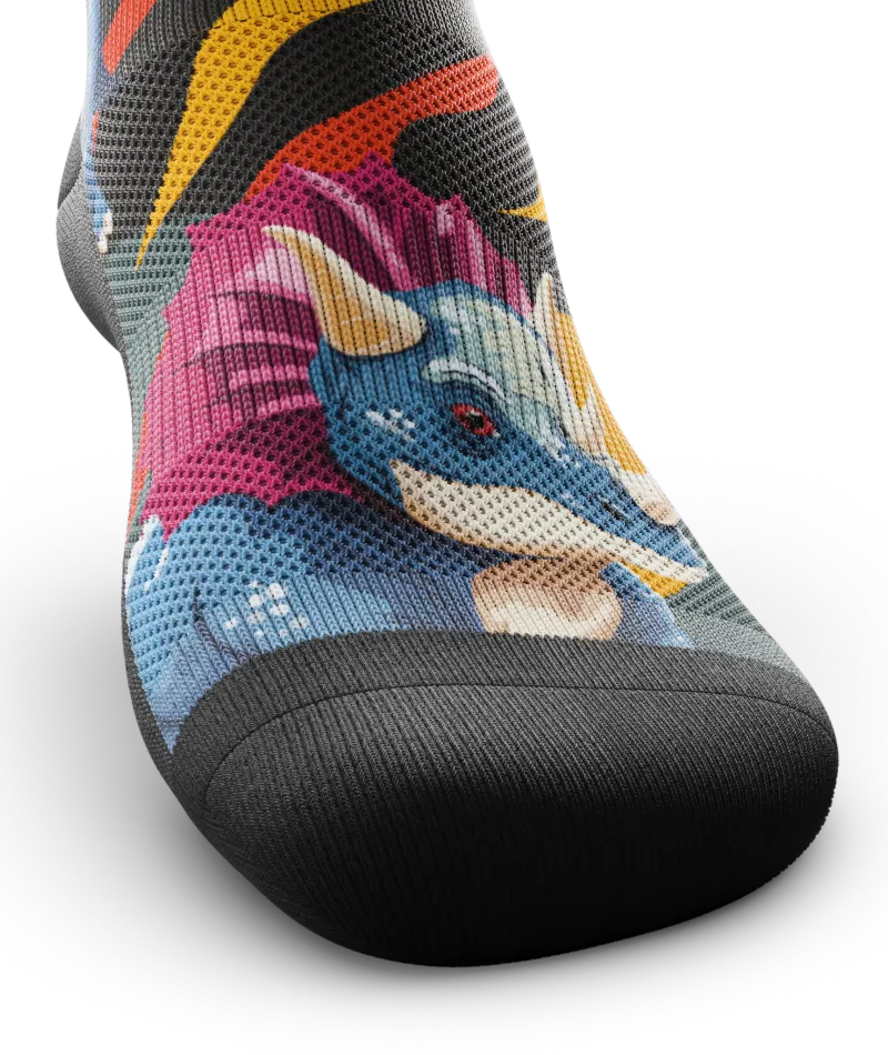 Dino Quarter Socks