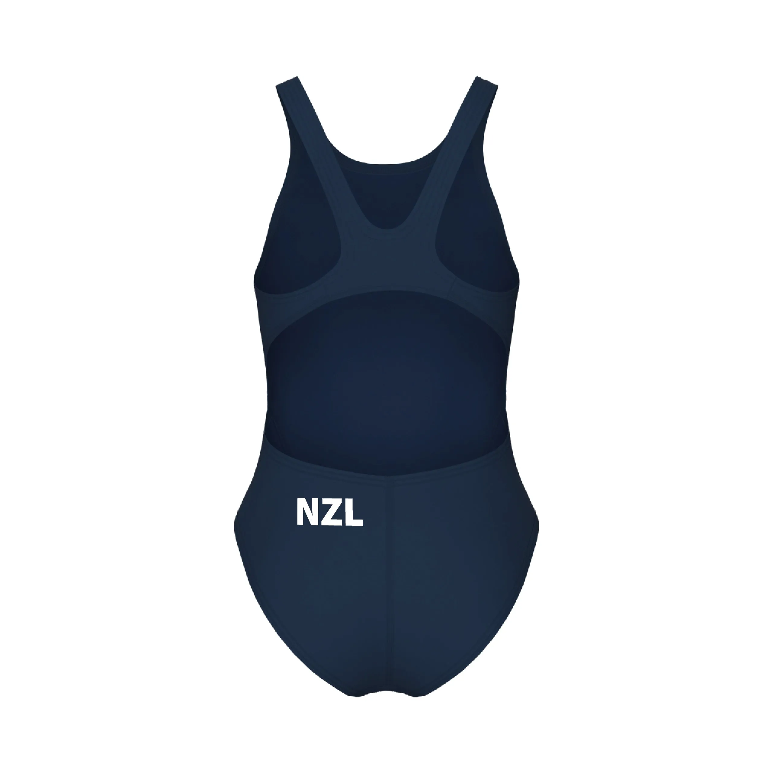 Dive NZ Girls Solid Team Swim Tech Swimsuit