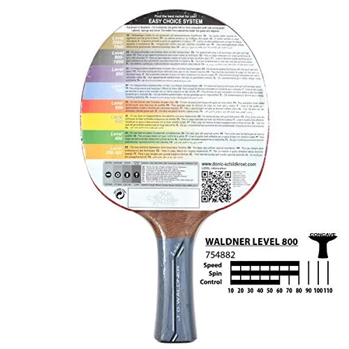 Donic 1200088 Wood Waldner 800 Table Tennis Bat (Colour May Vary)