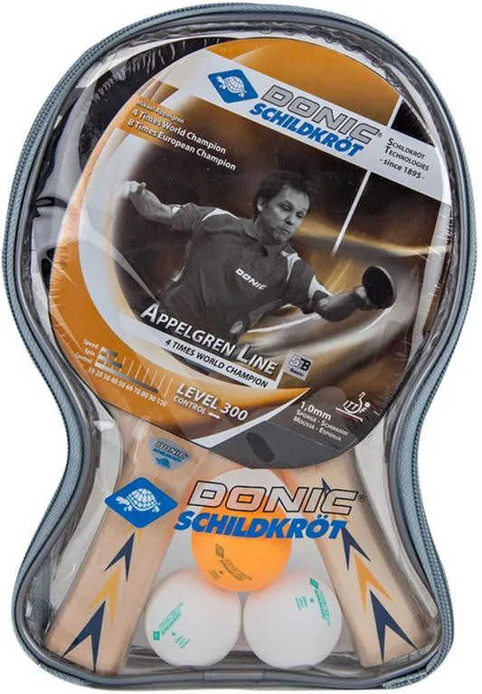 Donic Appelgren 300 2 Player Table Tennis Set